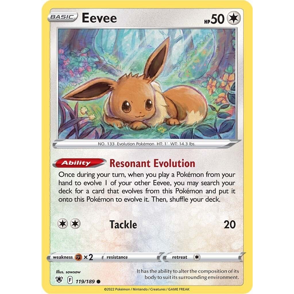 Image for Eevee (119/189) (SWSH10) - Pokemon