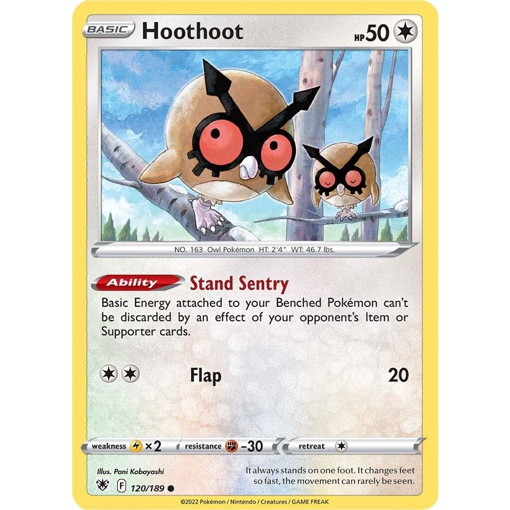 Image for Hoothoot (120/189) (SWSH10) - Pokemon