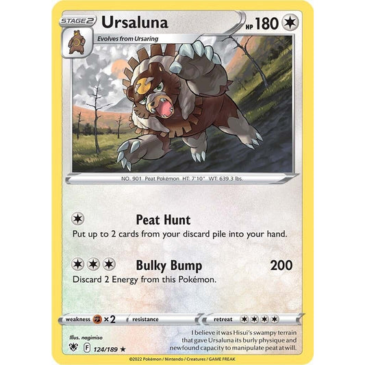Image for Ursaluna (124/189) (SWSH10) - Pokemon
