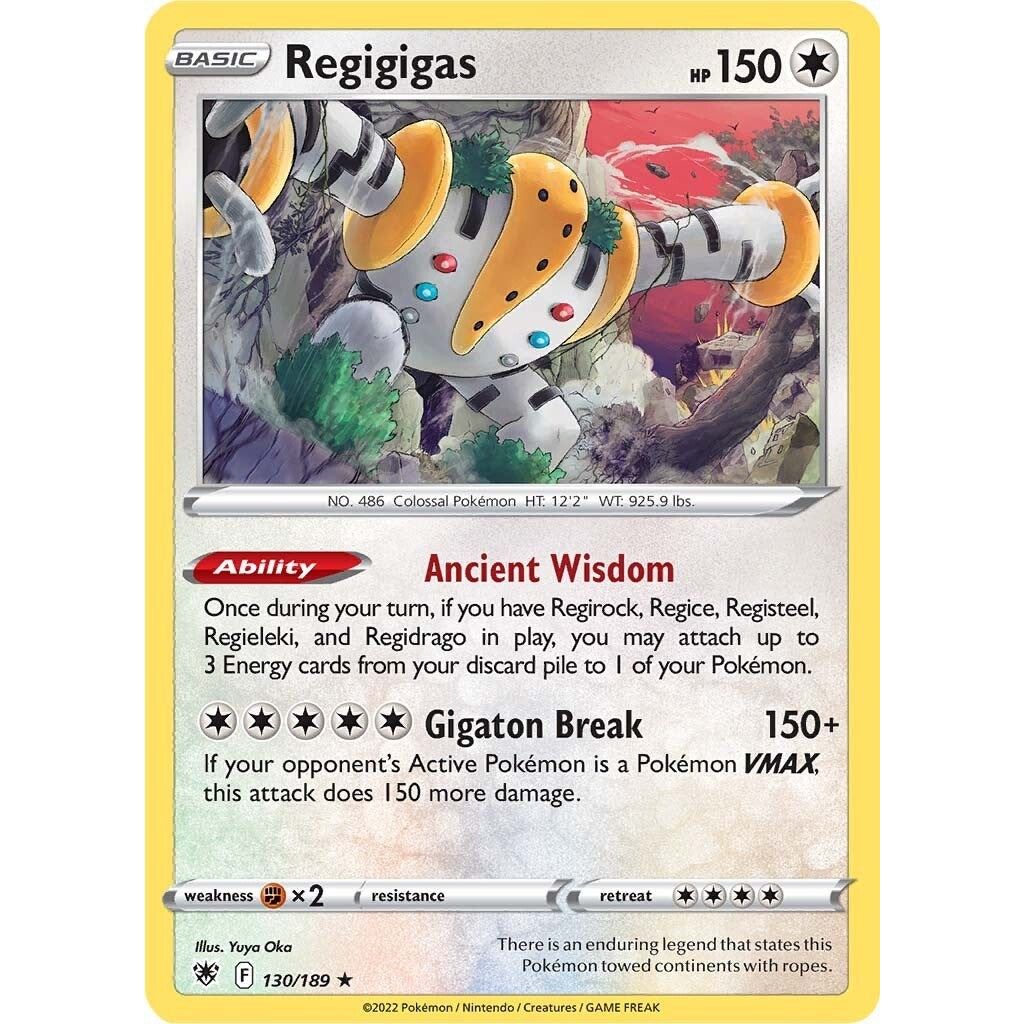 Image for Regigigas (130/189) (SWSH10) - Pokemon