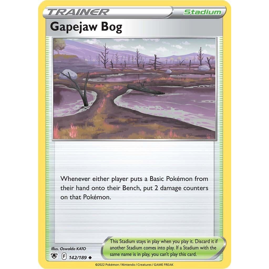 Image for Gapejaw Bog (142/189) (SWSH10) - Pokemon
