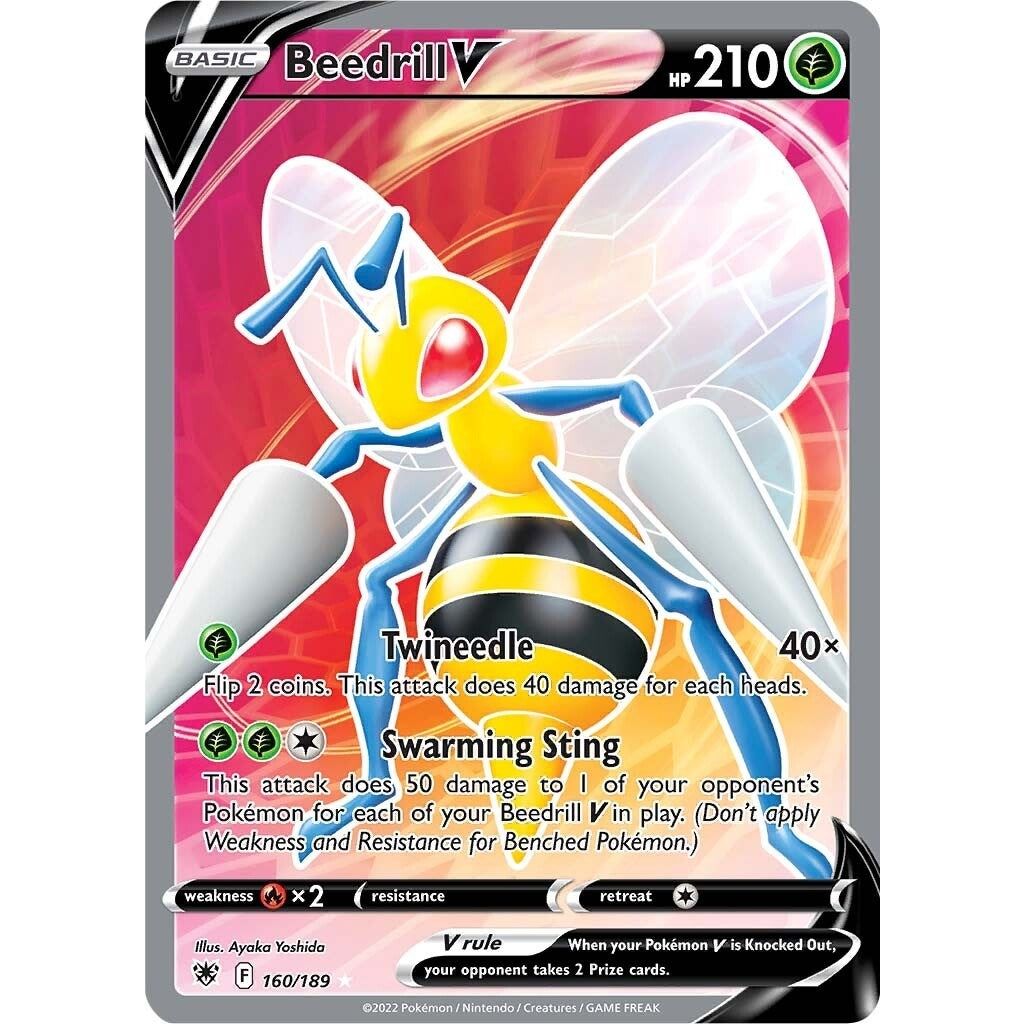 Image for Beedrill V (Full Art) (160/189) (SWSH10) - Pokemon