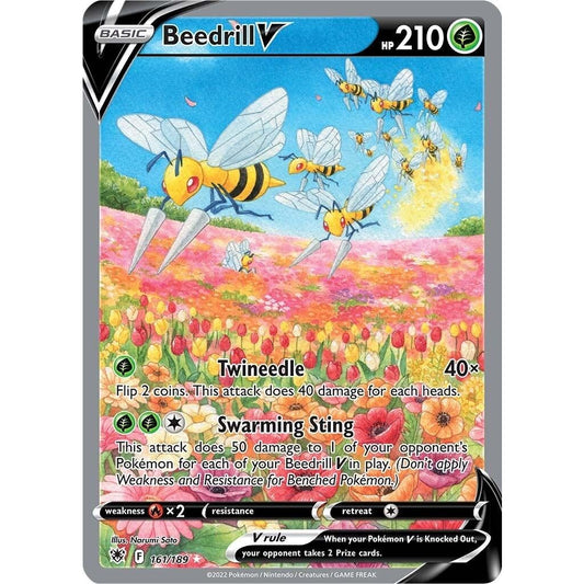 Image for Beedrill V (Alternate Full Art) (161/189) (SWSH10) - Pokemon