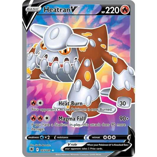 Image for Heatran V (Full Art) (165/189) (SWSH10) - Pokemon