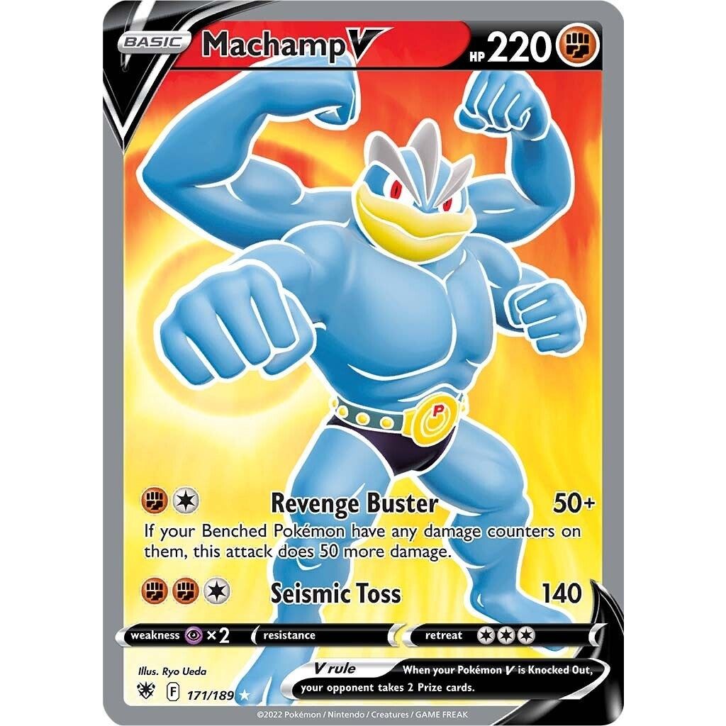 Image for Machamp V (Full Art) (171/189) (SWSH10) - Pokemon