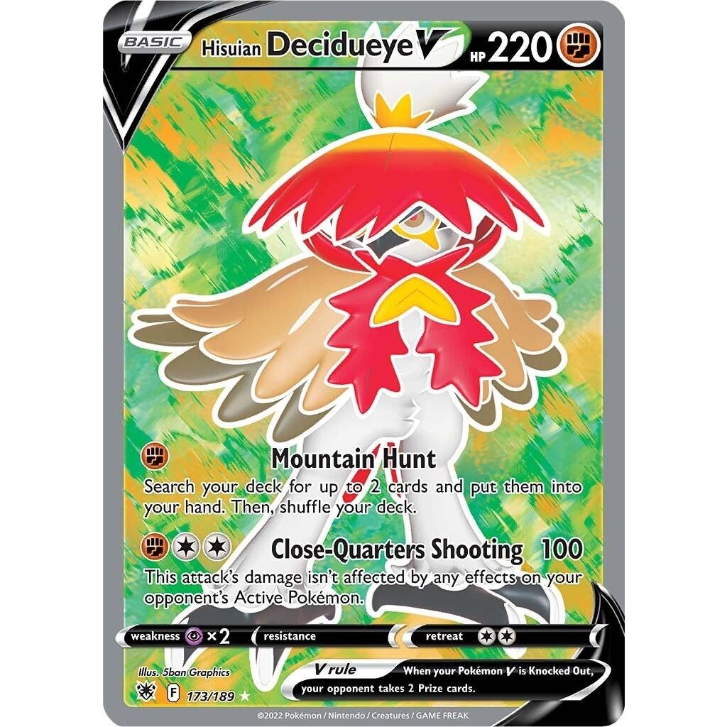 Image for Hisuian Decidueye V (Full Art) (173/189) (SWSH10) - Pokemon