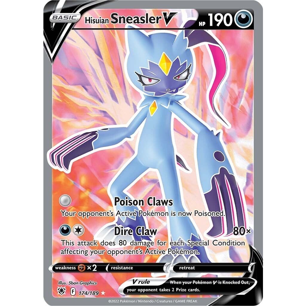 Image for Hisuian Sneasler V (Full Art) (174/189) (SWSH10) - Pokemon
