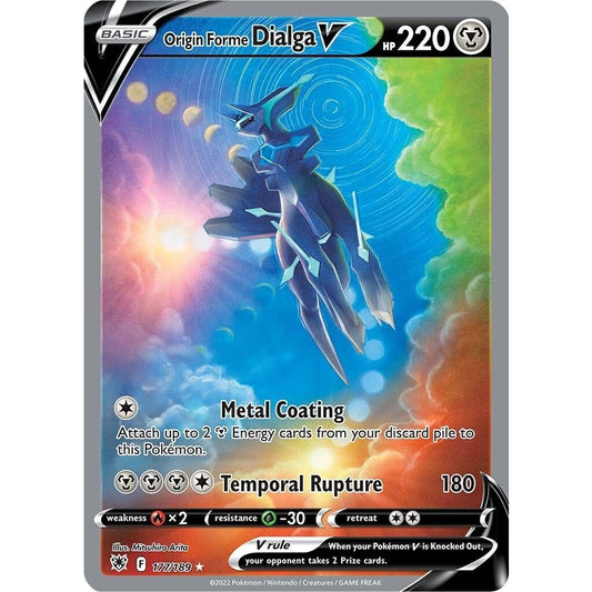 Image for Origin Forme Dialga V (Alternate Full Art) (177/189) (SWSH10) - Pokemon