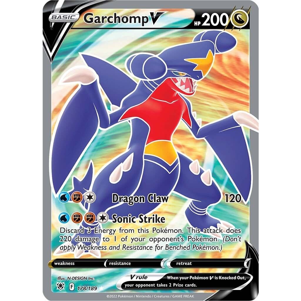 Image for Garchomp V (Full Art) (178/189) (SWSH10) - Pokemon