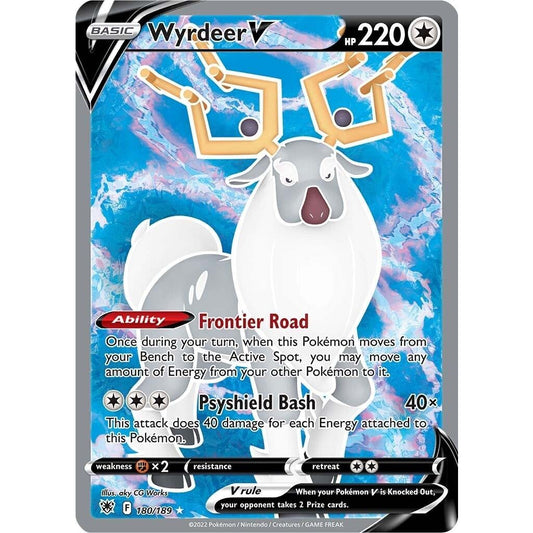 Image for Wyrdeer V (Full Art) (180/189) (SWSH10) - Pokemon