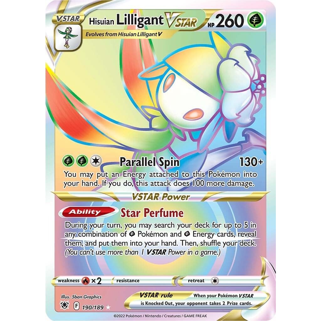 Image for Hisuian Lilligant VSTAR (Secret) (190/189) (SWSH10) - Pokemon