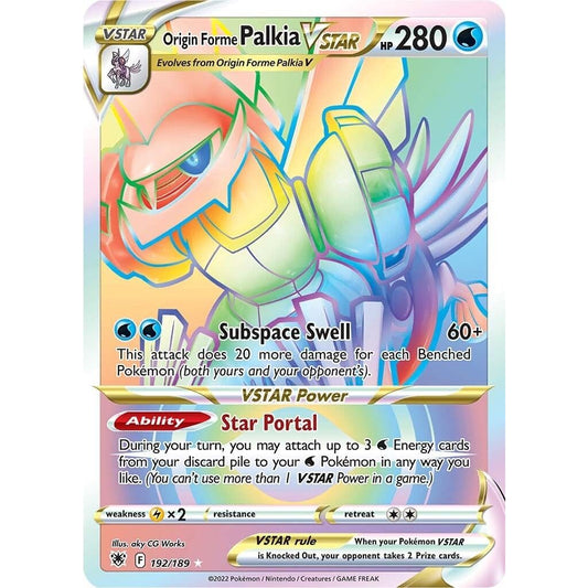 Image for Origin Forme Palkia VSTAR (Secret) (192) (192/189) (SWSH10) - Pokemon