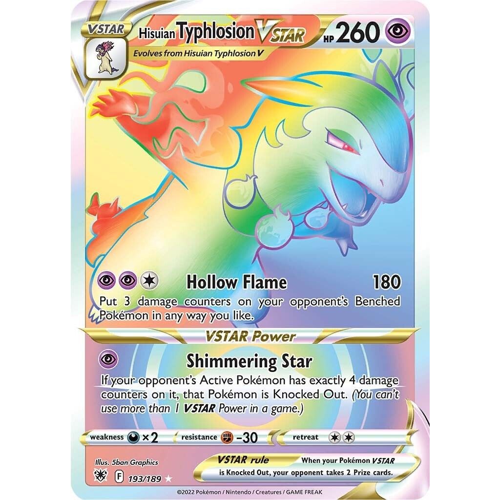 Image for Hisuian Typhlosion VSTAR (Secret) (193/189) (SWSH10) - Pokemon