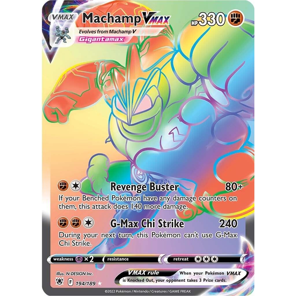 Image for Machamp VMAX (Secret) (194/189) (SWSH10) - Pokemon