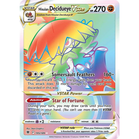 Image for Hisuian Decidueye VSTAR (Secret) (195/189) (SWSH10) - Pokemon