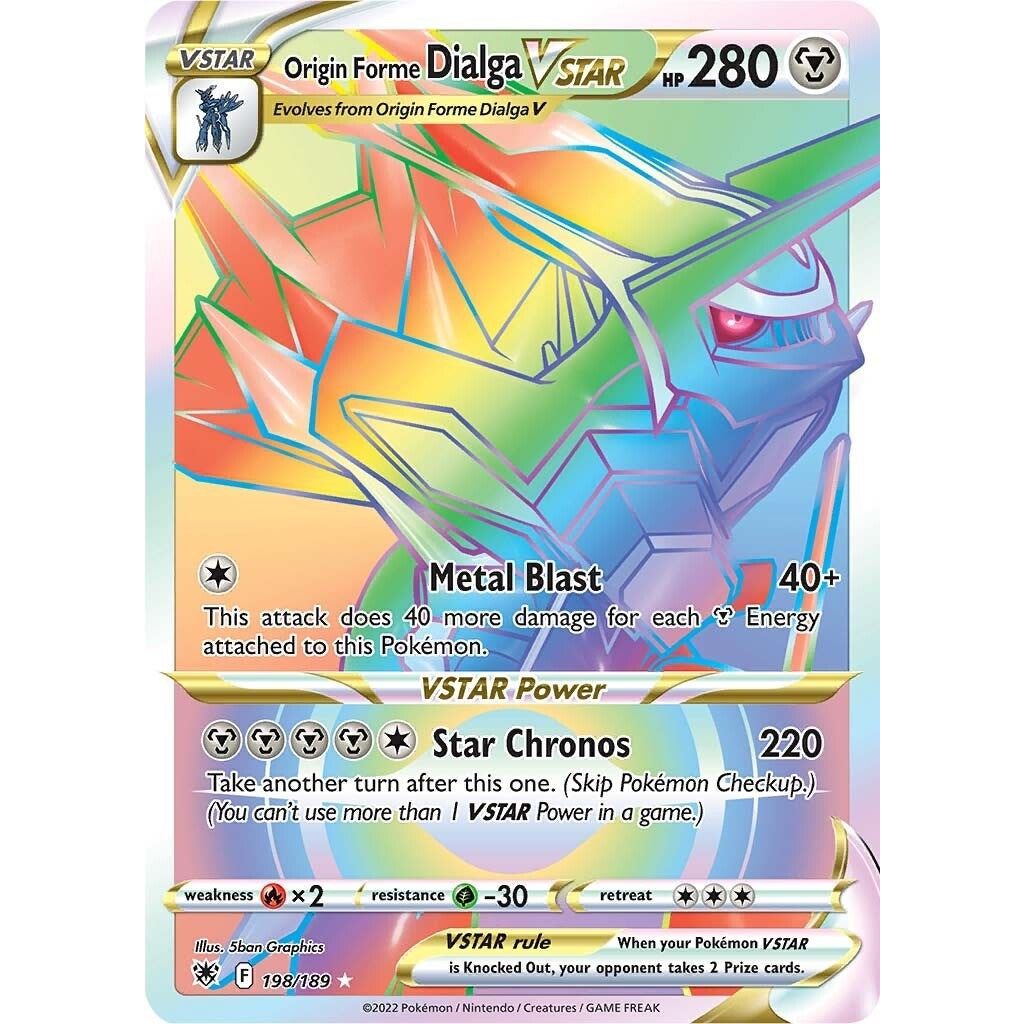 Image for Origin Forme Dialga VSTAR - 198/189 (Secret) (198/189) (SWSH10) - Pokemon