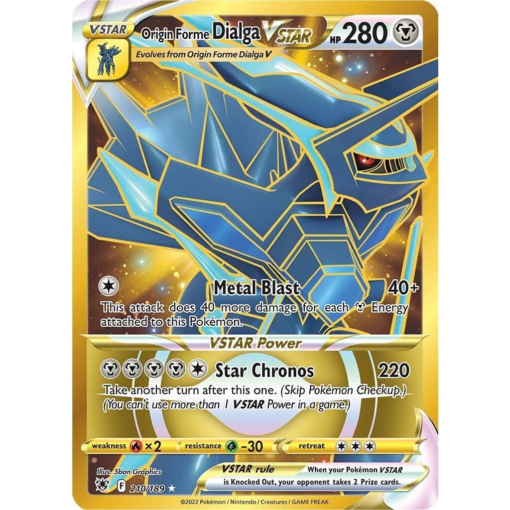 Image for Origin Forme Dialga VSTAR - 210/189 (Secret) (210/189) (SWSH10) - Pokemon