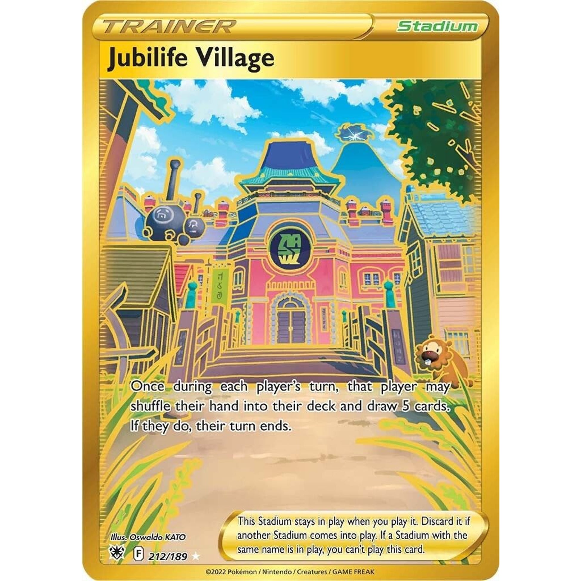 Image for Jubilife Village (Secret) (212/189) (SWSH10) - Pokemon