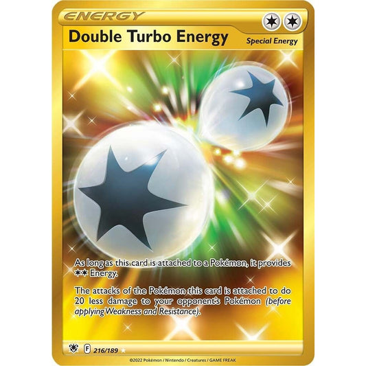 Image for Double Turbo Energy (Secret) (216/189) (SWSH10) - Pokemon