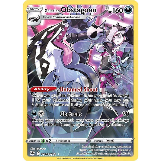 Image for Galarian Obstagoon (TG10/TG30) (SWSH10:TG) - Pokemon