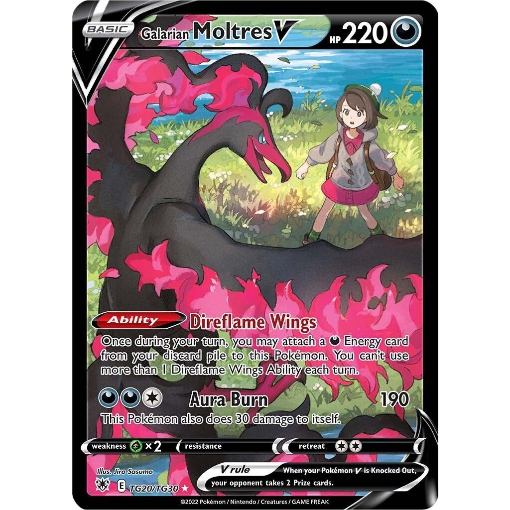 Image for Galarian Moltres V (TG20/TG30) (SWSH10:TG) - Pokemon