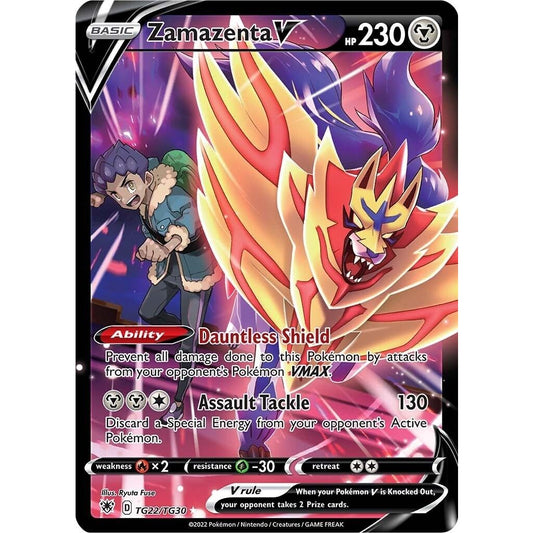 Image for Zamazenta V (TG22/TG30) (SWSH10:TG) - Pokemon