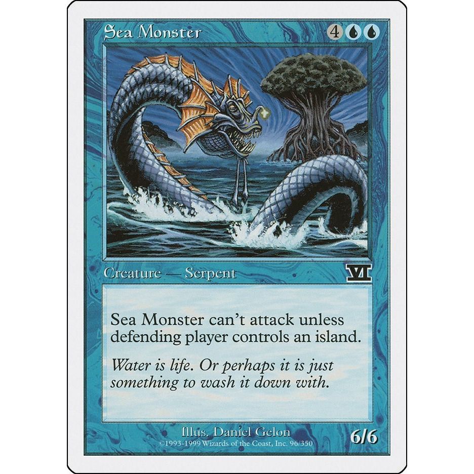 Image for Sea Monster (96) (6ED) - Magic: The Gathering