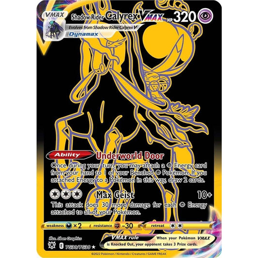 Image for Shadow Rider Calyrex VMAX (Secret) (TG30/TG30) (SWSH10:TG) - Pokemon