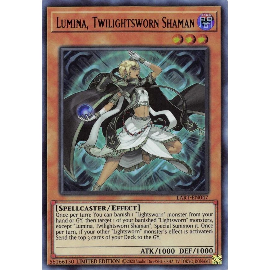 Image for Lumina, Twilightsworn Shaman (LART-EN047) (LART) - YuGiOh