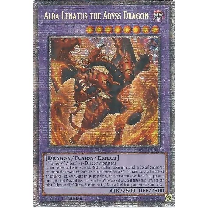 Image for Alba-Lenatus the Abyss Dragon (Starlight Rare) (DIFO-EN035) (DIFO) - YuGiOh