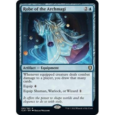 Image for Robe of the Archmagi (91) (CLB) - Magic: The Gathering