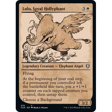 Image for Lulu, Loyal Hollyphant (Showcase) (379) (CLB) - Magic: The Gathering