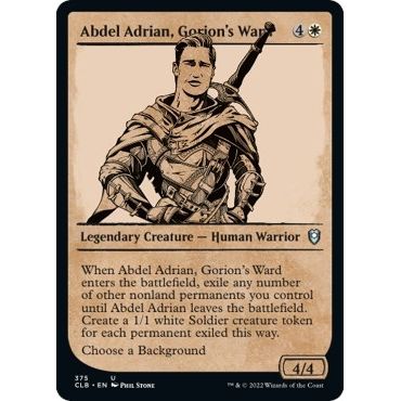 Image for Abdel Adrian, Gorion's Ward (Showcase) (375) (CLB) - Magic: The Gathering