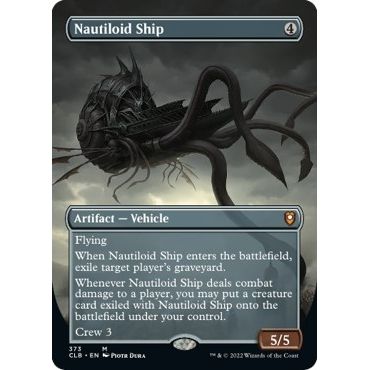 Image for Nautiloid Ship (Borderless) (373) (CLB) - Magic: The Gathering
