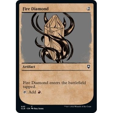 Image for Fire Diamond (Showcase) (445) (CLB) - Magic: The Gathering