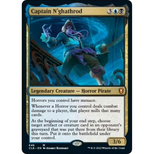 Image for Captain N'ghathrod (646) (CLB) - Magic: The Gathering