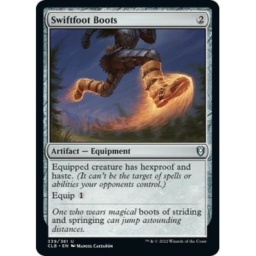 Image for Swiftfoot Boots (339) (CLB) - Magic: The Gathering