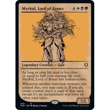 Image for Myrkul, Lord of Bones (Showcase) (433) (CLB) - Magic: The Gathering