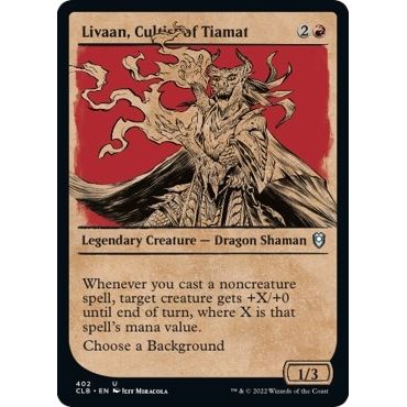 Image for Livaan, Cultist of Tiamat (Showcase) (402) (CLB) - Magic: The Gathering