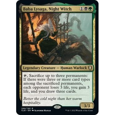 Image for Baba Lysaga, Night Witch (266) (CLB) - Magic: The Gathering