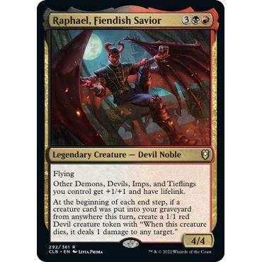 Image for Raphael, Fiendish Savior (292) (CLB) - Magic: The Gathering