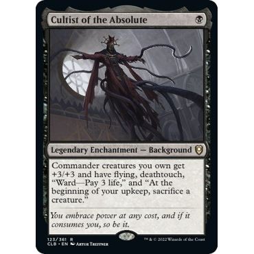 Image for Cultist of the Absolute (123) (CLB) - Magic: The Gathering
