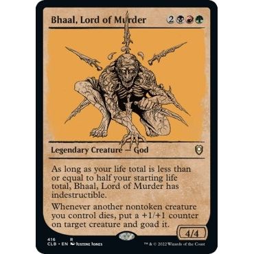 Image for Bhaal, Lord of Murder (Showcase) (416) (CLB) - Magic: The Gathering