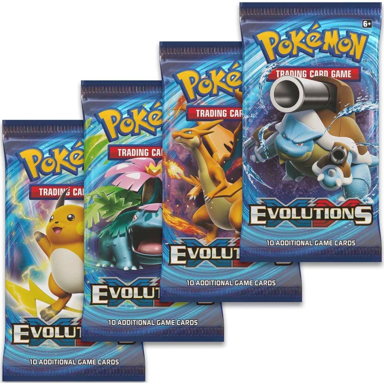 Image for Evolutions Booster Pack Art Bundle [Set of 4] - Pokemon