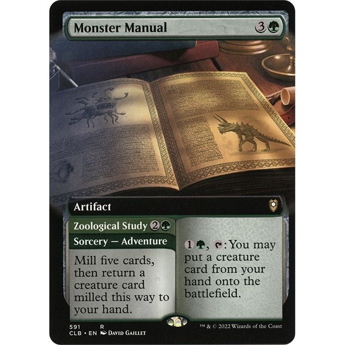 Image for Monster Manual (Extended Art) (591) (CLB) - Magic: The Gathering