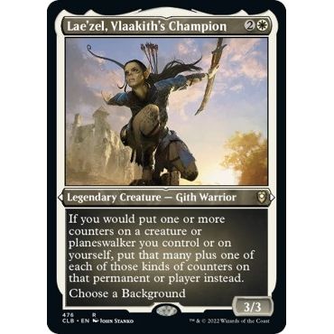 Image for Lae'zel, Vlaakith's Champion (Foil Etched) (476) (CLB) - Magic: The Gathering