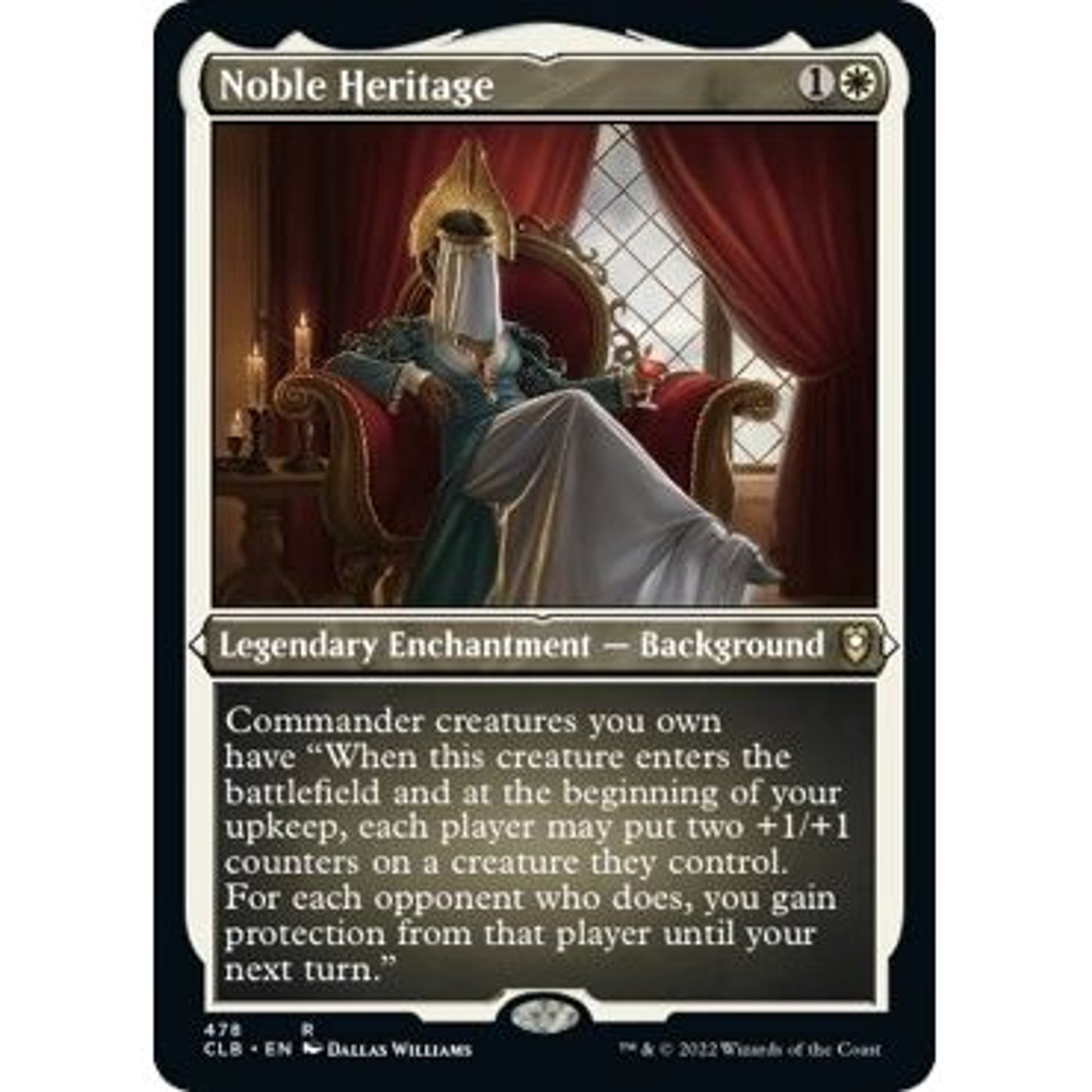 Image for Noble Heritage (Foil Etched) (478) (CLB) - Magic: The Gathering