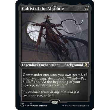 Image for Cultist of the Absolute (Foil Etched) (495) (CLB) - Magic: The Gathering