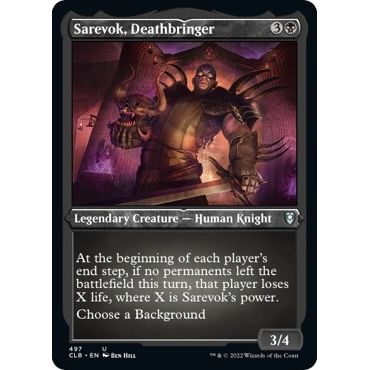 Image for Sarevok, Deathbringer (Foil Etched) (497) (CLB) - Magic: The Gathering