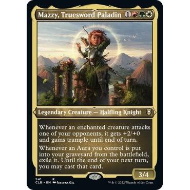 Image for Mazzy, Truesword Paladin (Foil Etched) (541) (CLB) - Magic: The Gathering